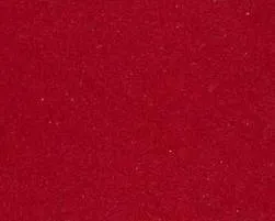 Amostra de Ecoquartzo Red Estelar: vermelho intenso com brilho de cristal
