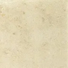 Amostra de Limestone Mont Charmot: bege claro, aspecto fosco e uniforme